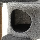 Комплекс для кошек с когтеточкой, разборный, с площадкой, 56 х 42 х 90 см, серый - фото 9397948