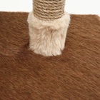 Комплекс для кошек, 77×90×163 см, разборный, с когтеточкой, 8 уровней, бежевый - Фото 7