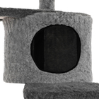 Комплекс-когтеточка "Пижон", разборный, 5ти уровневый, 54 х 66 х 142 см, мех, джут, серый - фото 24749839