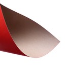 Картон цветной А3, немелованный, 190 г/м2, красный, цена за 1 лист - Фото 3