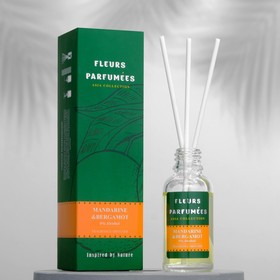 Диффузор ароматический "Fleurs", 30 мл, MANDARINE & BERGAMOT