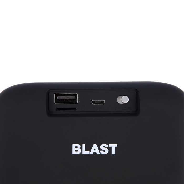 Портативная колонка Blast BAS-451, BT, 5 Вт, microSD, FM, микрофон, 300 мАч, красная - фото 51325253