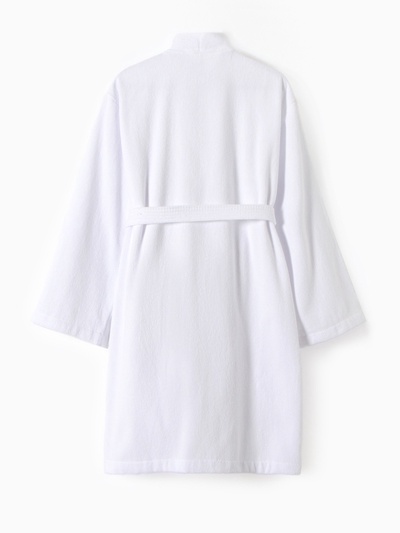 Халат махровый Этель, женский, р 42-44 цвет белый, 100% хлопок, 320 г/м2