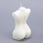 Свеча фигурная в подарочной коробке "Женский силуэт", 10 см, белая - фото 9273156