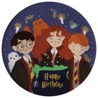 Тарелка бумажная «Волшебники», Happy Birthday, в наборе 6 штук - фото 10318338