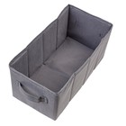 Короб для хранения вещей Polini Home, 15х15х30 см, серый - фото 302439725
