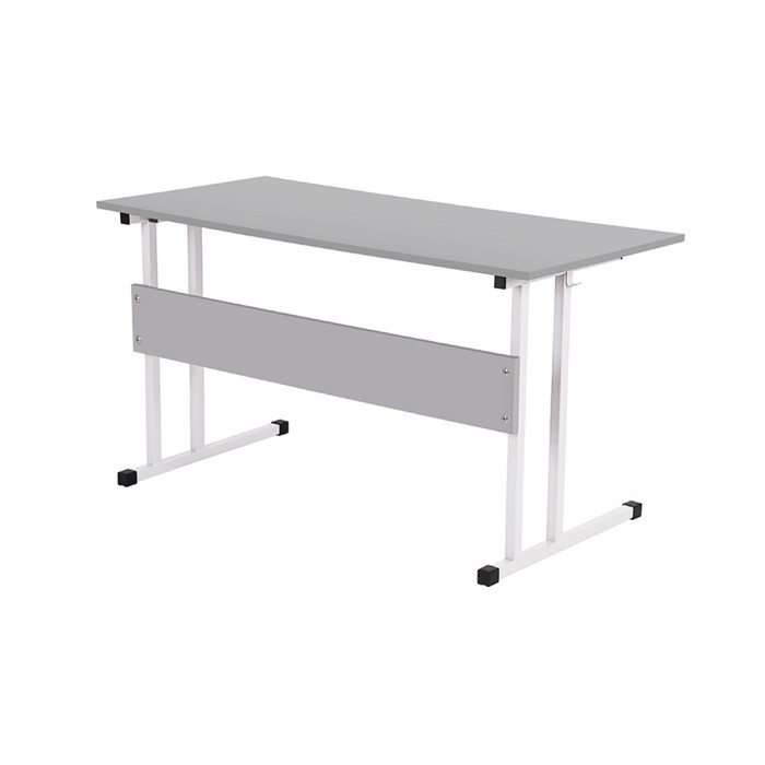 Парта Polini kids City D2 «Ученик», 4 группа, цвет белый-серый - Фото 1