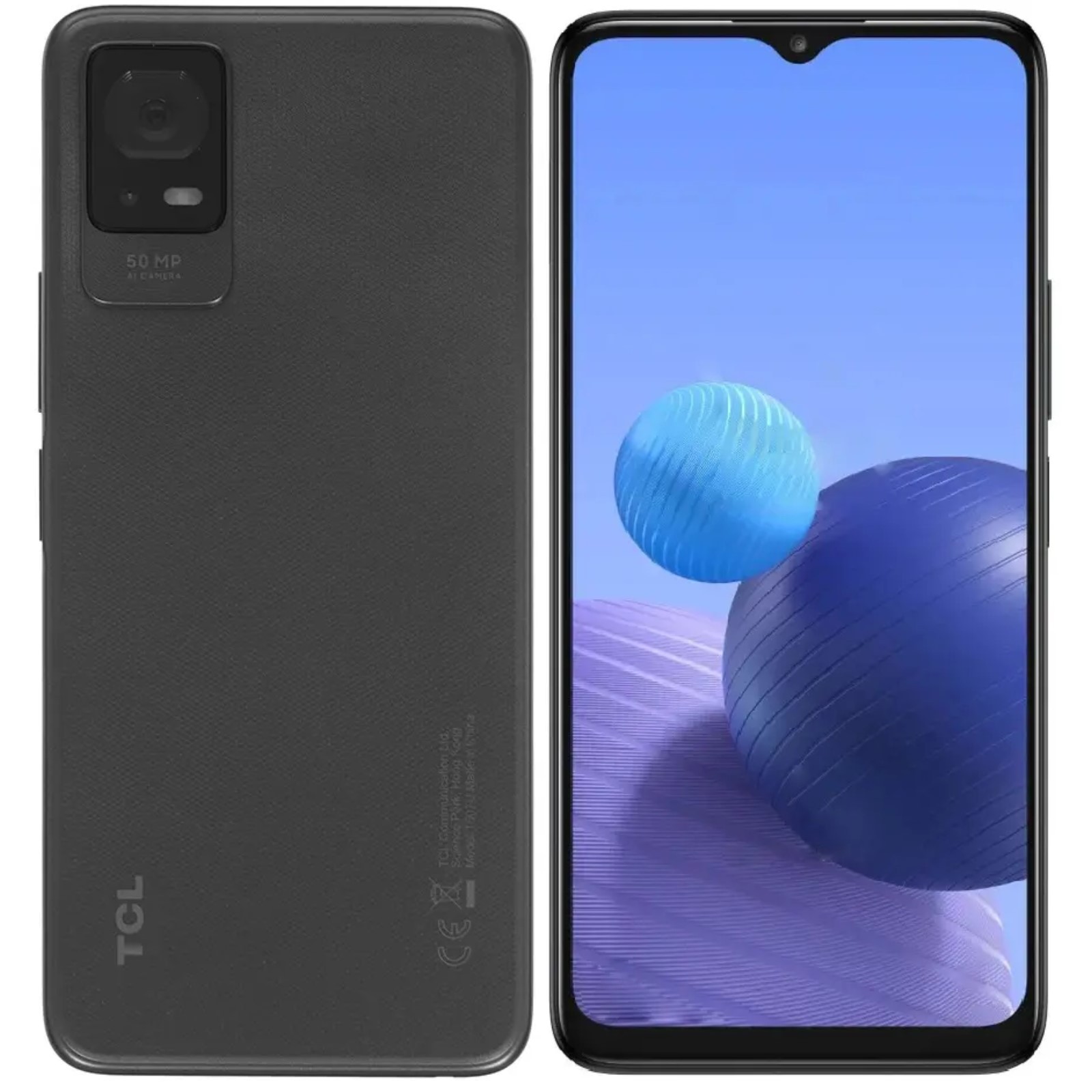 Смартфон TCL 408, 6.6", 4 Гб, 64 Гб, 50 Мп, 8 Мп, 2 Sim, LTE, 5000 мАч ...