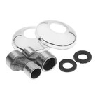 УЦЕНКА Смеситель для ванны ZEIN Z0153, картридж 35 мм, с душевым набором, хром - Фото 4