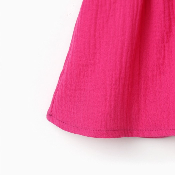 Комплект для девочки (блузка, шорты) MINAKU цвет фуксия, рост 158 - фото 1907654275