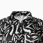 Туника пляжная женская, цвет чёрный, размер 48 - фото 25274044