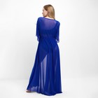 Туника пляжная женская, цвет синий, размер 54 - фото 24470314