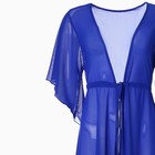 Туника пляжная женская, цвет синий, размер 54 - фото 24470317