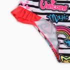 Купальник слитный для девочки, цвет коралловый, рост 110-116 см - фото 22068596