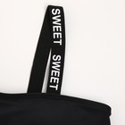 Купальник для девочки (раздельный), цвет чёрный, рост 158-164 см - фото 41583294