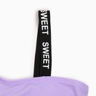 Купальник для девочки (раздельный) цвет сиреневый, рост 134-140 см - фото 50069823