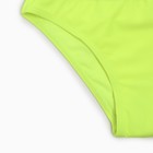 Купальник для девочки (раздельный), цвет салатовый, рост 146-152 см - фото 46444297