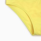 Купальник раздельный для девочки, жёлтый, рост 122-128 см - фото 54864328