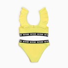 Купальник раздельный для девочки, жёлтый, рост 158-164 см - фото 39435063