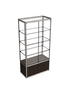 Витрина «П1п», 900×400×2000 мм, ЛДСП, стекло, цвет венге 9516956