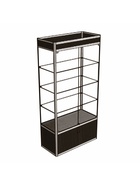 Витрина П1фп 900×400×2120, ЛДСП, стекло, цвет венге 9516968