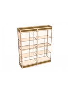 Витрина П2 фн 1780×400×2120, ЛДСП, стекло, цвет дуб сонома 9516979