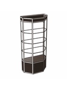 Витрина ТР1фп, 1000×500×2120, ЛДСП, стекло, цвет венге 9529276