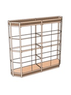 Витрина ТР3фн, 1780×500×2120, ЛДСП, стекло, цвет дуб сонома 9529299