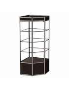 Витрина «07ФП», 700×700×2120 мм, ЛДСП, стекло, цвет венге 9529312