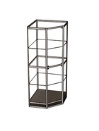 Витрина 07Н, 700×700×2000, ЛДСП, стекло, цвет венге 9529316