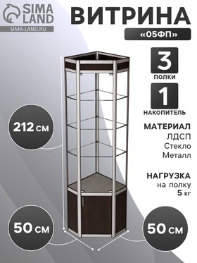 {{photo.Alt || photo.Description || 'Витрина 05ФП, 500×500×2120, ЛДСП, стекло, цвет венге'}}