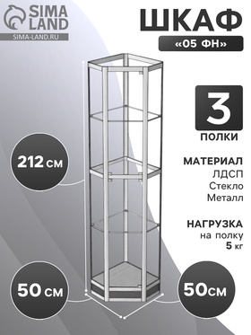 {{photo.Alt || photo.Description || 'Витрина 05 фн, 500×500×2120, ЛДСП, стекло, серая'}}