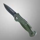 Нож складной "Ganzo" с зажимом и встроенным свистком, сталь - 420С, 7.5 см - фото 11898695