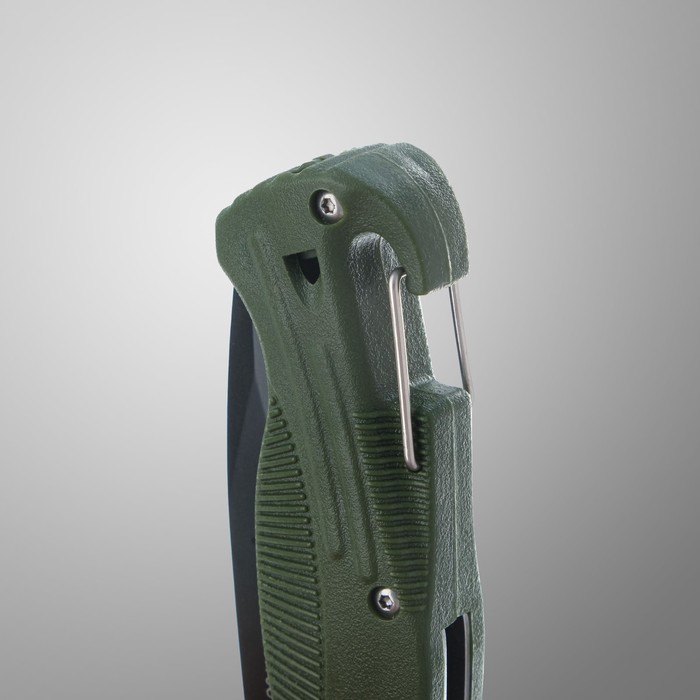 Нож складной "Ganzo" с зажимом и встроенным свистком, сталь - 420С, 7.5 см - фото 1928110630