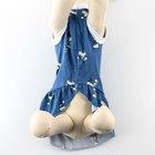 Платье для собак кулирка, XS (ДС 24, ОШ 32-36, ОГ 34-38), Синее - Фото 8