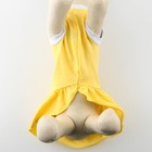 Платье для собак кулирка, XS (ДС 24, ОШ 32-36, ОГ 34-38), Желтое - Фото 8