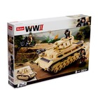 Конструктор Армия ВОВ «Немецкий танк PanzerIV», 543 детали - Фото 7