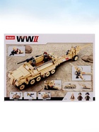 Конструктор Армия ВОВ «Немецкий БТР Sd.Kfz. 251 и пушка K18», 460 деталей - Фото 5