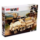 Конструктор Армия ВОВ «Немецкий БТР Sd.Kfz. 251 и пушка K18», 460 деталей - Фото 6