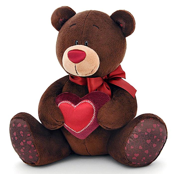 Мягкая игрушка «Медведь Choco с сердцем», 20 см - Фото 1