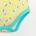 Боди детское, цвет жёлтый, рост 56 см (0-1м) - фото 41453884