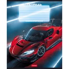 Тетрадь 18 листов в клетку, "Я люблю гонки", обложка мелованный картон, скругленные углы, блок 65г/м2, 5В МИКС - фото 22600907