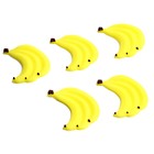 Декор силикон «Бананы» набор 5 шт., размер 1 шт. — 3 × 3,7 × 0,3 см, клеевые подушечки - фото 7398531