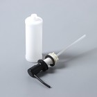 Дозатор врезной для жидкого мыла и средства для мытья посуды, 350 мл, чёрный - Фото 4