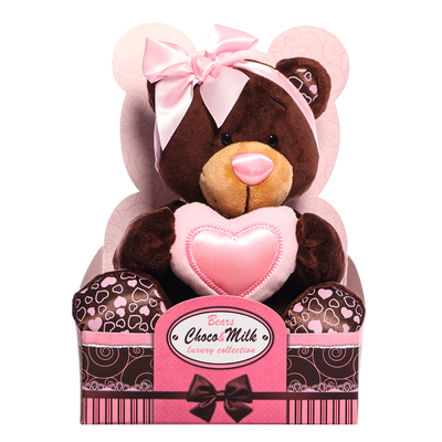 Мягкая игрушка «Медведь Milk с сердцем», 20 см