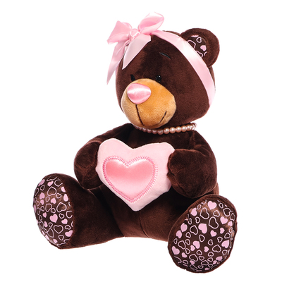 Мягкая игрушка «Медведь Milk с сердцем», 20 см
