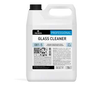 Средство для стёкол  Glass Cleaner, 5 л