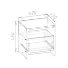 Спальный гарнитур «Клик Мебель. Соня», комплект 5 предметов, цвет белый брилл/ белый - Фото 3