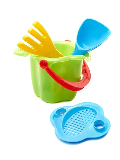 Песочный набор «Лукошко», 4 элемента, МИКС