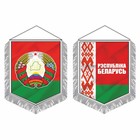 Вымпел "Республика Беларусь", с бахромой, 150 х 210 мм, двусторонний - фото 301115631